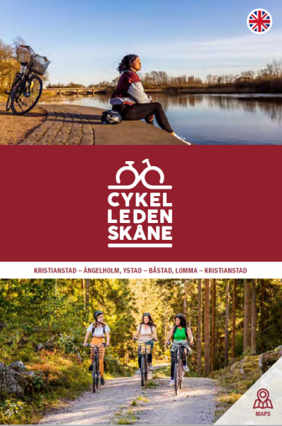 Kartbroschyr Cykelleden Sk&aring;ne