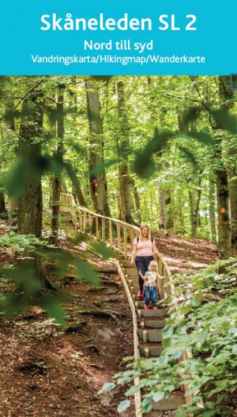 Detaljerad karta i skala 1:50 000 &ouml;ver SL2 Nord till Syd