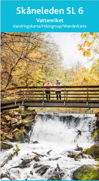 Detaljerad karta i skala 1:50 000 &ouml;ver delleden SL6 Vattenriket