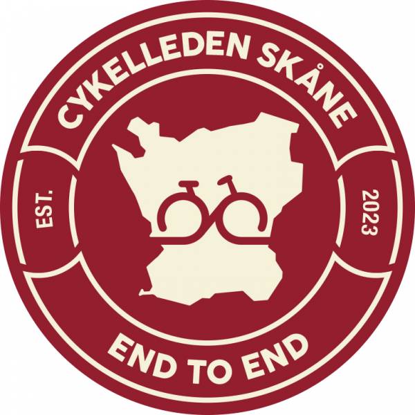 Runt tygm&auml;rke, r&ouml;tt, Cykelleden Sk&aring;ne End to end