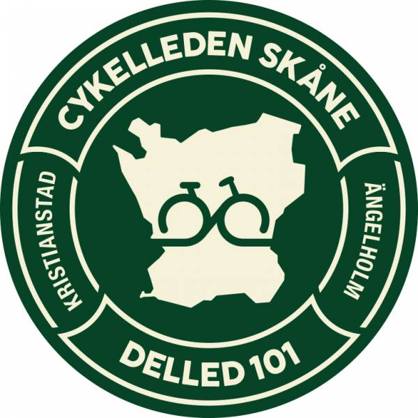 Runt tygm&auml;rke, gr&ouml;nt, Cykelleden Sk&aring;ne delled 101