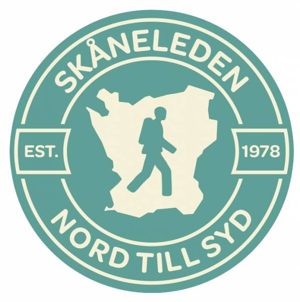 Runt tygm&auml;rke, gr&ouml;nt, Sk&aring;neleden Nord till syd